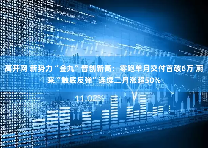 高开网 新势力“金九”普创新高：零跑单月交付首破6万 蔚来“触底反弹”连续二月涨超50%