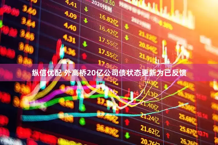 纵信优配 外高桥20亿公司债状态更新为已反馈